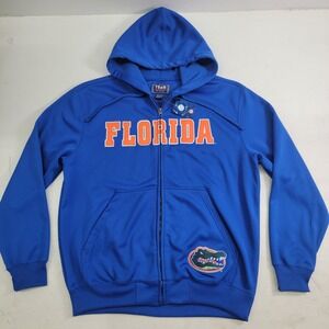 Florida Gators NCAA Team Edition Apparel Full Zip‎ Embroidered Hoodie Men's Sz L